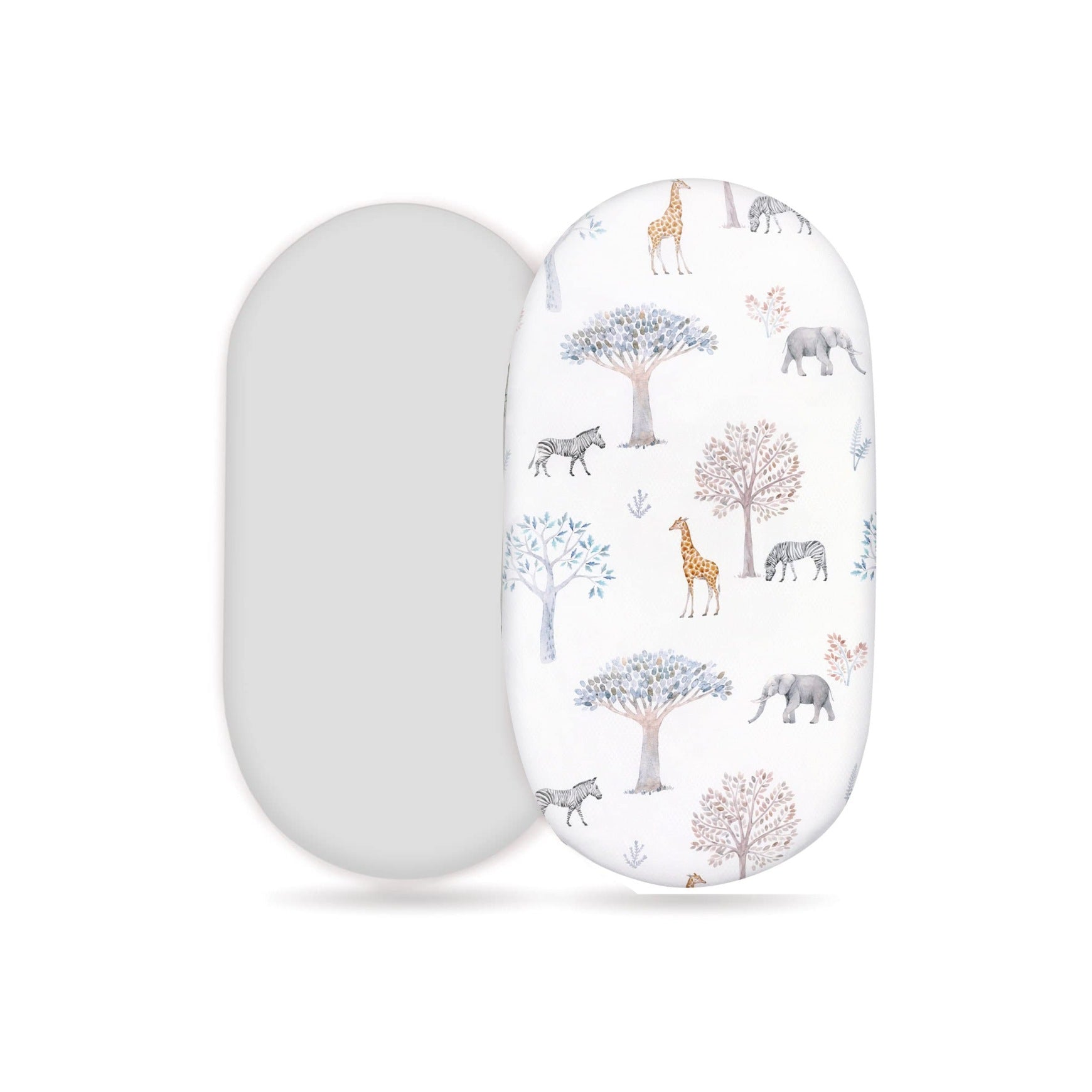 Elastic Printed Fitted Sheet for Baby Cradle & Changing Table