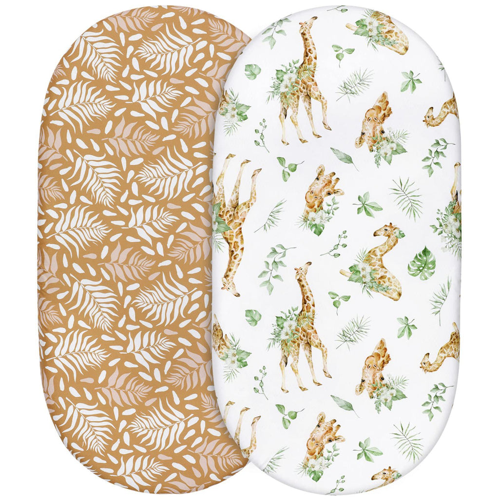 Elastic Printed Fitted Sheet for Baby Cradle & Changing Table